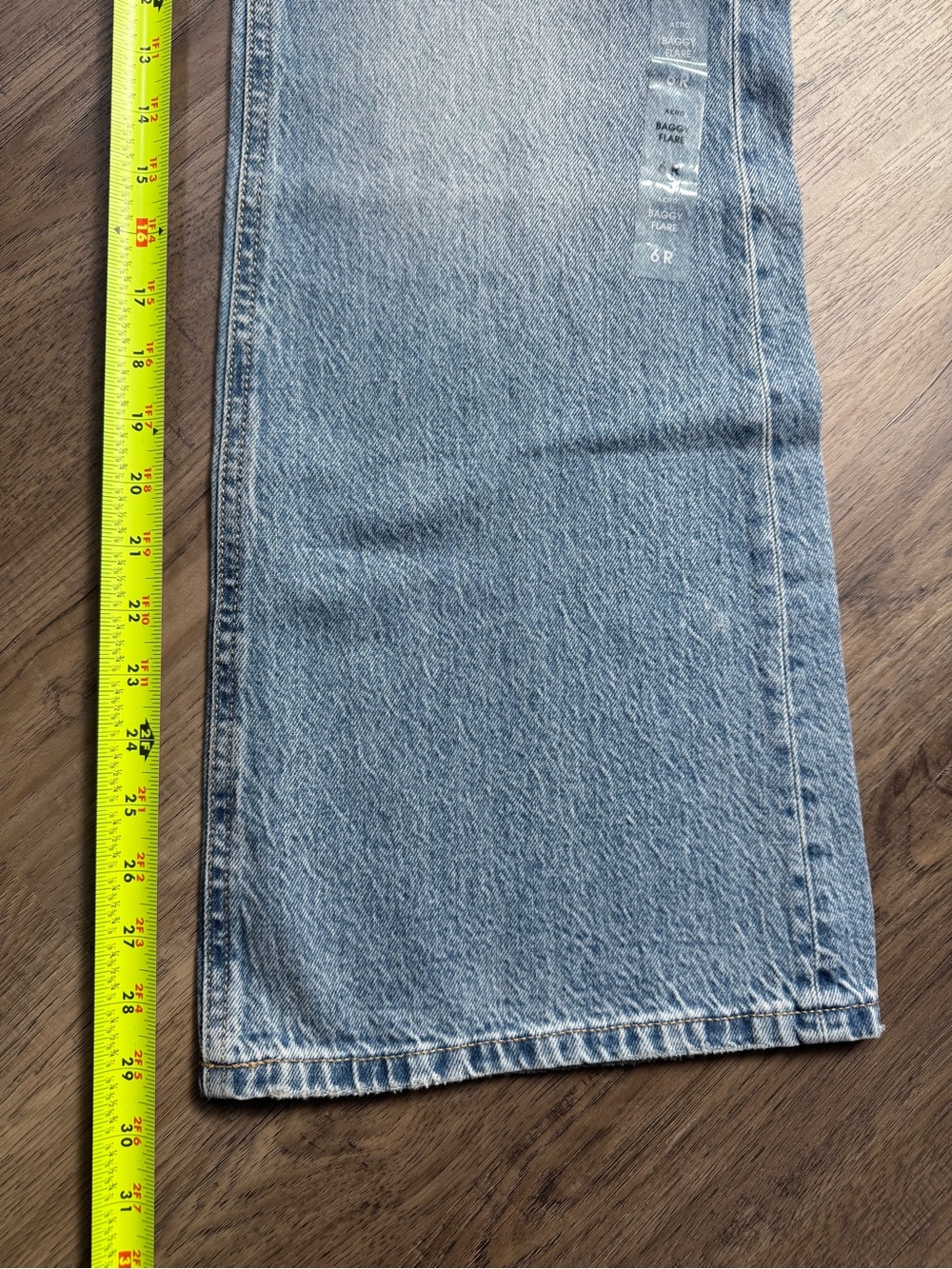 Aeropostale Baggy Flare Non Stretch Jeans - Brand New - Size 6 Reg - Picture 5 of 12